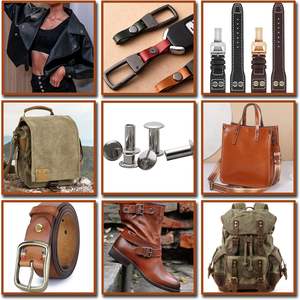 110 Sets de <span class=keywords><strong>Remaches</strong></span> de Doble Capa de Hierro Surtidos para Decoración Ecológica, Reparación de Cuero, Cinturones, Bolsos, Zapatos, Carteras y Encuadernación - Product Image 5