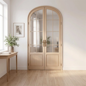 DEMEA Französisches Design Innentür aus Holz, Innentür mit gewölbtem Oberteil und eingebettetem Türblatt, Innentüren für Häuser - Product Image 3