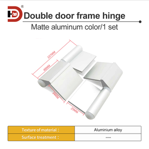 Sạch hội thảo nhôm hồ sơ Phụ kiện bản lề cửa đôi khung cửa đơn bản lề - Product Image 3