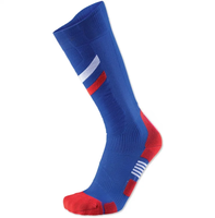 Chaussettes d'équipage de basket-ball personnalisées directes d'usine avec logo pour le placement du logo du bas de la saison de printemps