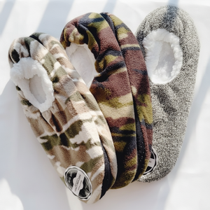 Pantofole da uomo in pelliccia calda da casa Set 3 paia - Product Image 1