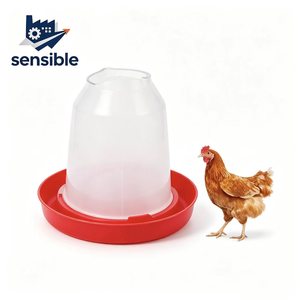 Bebedero de Agua para Pollos de Plástico de 10L, Sistema Automático de Bebederos para Aves de Corral, Dispensador de Agua por Gravedad para Uso en Granjas - Product Image 4