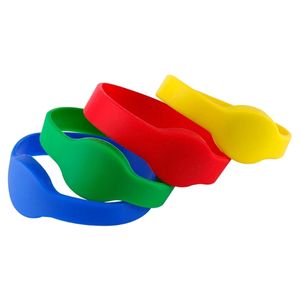 Programable RFID NFC Pulsera de silicona Impermeable 1K ISO14443A <span class=keywords><strong>MF</strong></span> 13,56 MHz Pulsera de goma para uso en el gimnasio - Product Image 6