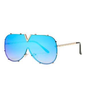 Gafas de Sol de Diamantes, Gafas de Sol Extra Grandes de Moda para Mujer y Hombre, Gafas de Diseñador de Marca, Estilo Femenino - Product Image 5