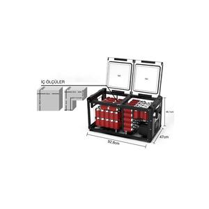 Vl75prod 12/24volt 220volt 75 litri doppio vano all'aperto Auto frigorifero/congelatore con compressore - Product Image 4
