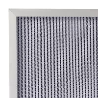 Filter Udara Lipat HEPA Panel Aluminium Efisiensi Tinggi 99,99%-99,995% untuk Filtrasi Udara Ruang Bersih HVAC
