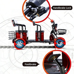 Tricycle électrique de transport 48V 60V 72V à 3 roues pour personnes âgées - Product Image 5