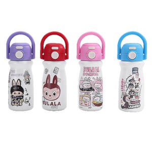 Cartoon Children's Thermos Cup 304 Stainless Steel Pop Up Lid Thermal Insulation Portable Travel Mug For Outdoor Sports Home - Product Image 5