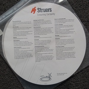 Disque abrasif ultra-fin Struers Polishing Cloth 40000087 pour usage mécanique - Product Image 2