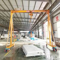 Mini-grue portative Yufei, très vendue, capacité de levage de 1 à 8 tonnes, hauteur de levage maximale de 10 mètres, personnalisation possible