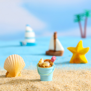 Mini figurines en résine de mouettes, bateaux et dauphins pour décorations de paysages marins, mini ornements, accessoires de bricolage - Product Image 3