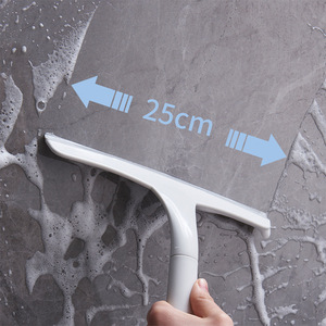 <b>Squeegee</b> White Handle Gray Handle PP Material For Glass Window Cleaning Bathroom Countertop Use - Product Image 2