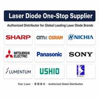 Diode laser rouge 2,65 V/3,0 V 300 mA, boîtier en résine plastique LCP à montage traversant pour lecteur de codes-barres, capteur, éclairage d'affichage