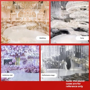 Artículos <span class=keywords><strong>para</strong></span> Bodas en Interiores Q3, Camino de Pasillo <span class=keywords><strong>para</strong></span> Pista de Baile con Reflejo Espejado Personalizado, Decoraciones <span class=keywords><strong>para</strong></span> Fiestas, Empaque en Caja - Product Image 6