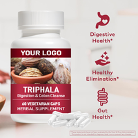 Capsules de Triphala, complément alimentaire à base de plantes avec Belleric Myrobalan et Chebulic Myrobalan, soutien à la digestion, au côlon et au système immunitaire