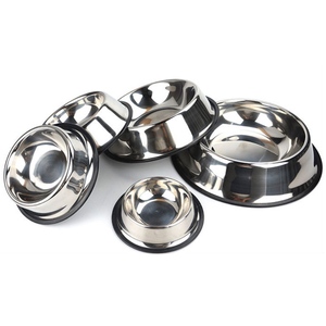 Mangkuk Makan Hewan Peliharaan Ramah Lingkungan, Ukuran Besar, Stainless Steel, Tahan Air, Ringan, Portabel, Model Cantik untuk Anjing dan Kucing - Product Image 6
