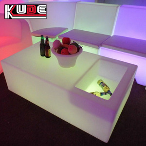 <span class=keywords><strong>Table</strong></span> de cocktail moderne à LED, éclairage RGB changeant de couleur, <span class=keywords><strong>table</strong></span> en plastique illuminée pour hôtel, restaurant, extérieur et intérieur - Product Image 2