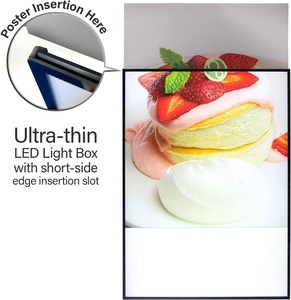 Marco de Aluminio Junlon de 9 mm de Grosor, Letrero Luminoso LED Delgado, Caja de Luz Publicitaria para Menú, Lista de Precios - Product Image 2