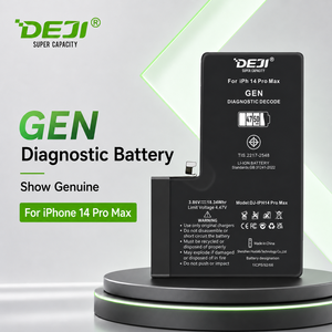 Batterie de remplacement sans avertissement de mise en garde pour iPhone 14 Pro Max, marque DEJI, fournie aux distributeurs de pièces - Product Image 1