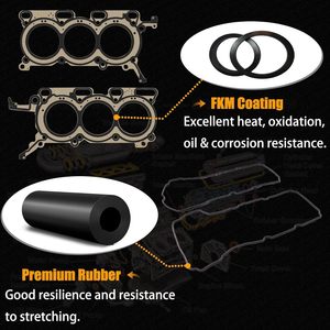 Kit de junta de culata HS26487PT2 con tornillos para Ford Edge Explorer Flex Taurus 3.5L V6 DOHC - Product Image 3