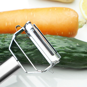 Multifunctional Stainless Steel Vegetable Fruit Peeler Double Headed Potato Peeler Kitchen Tool For Peeling Vegetables And - Product Image 1