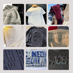 Camiseta de Mujer Hongcai con Transferencia Térmica, Logotipo en Relieve, Impresión Personalizada, Diseño Personalizado, Envío Rápido - Product Image 1