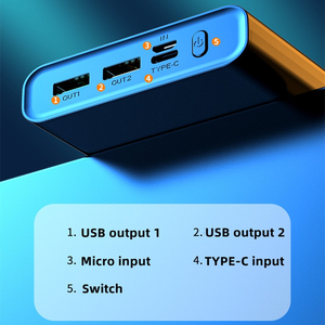 Power Bank Mini Double USB <span class=keywords><strong>5000mAh</strong></span> 10000mAh, <span class=keywords><strong>Chargeur</strong></span> Portable OEM, Batterie <span class=keywords><strong>Externe</strong></span> Rapide, Idéal Cadeaux - Product Image 3