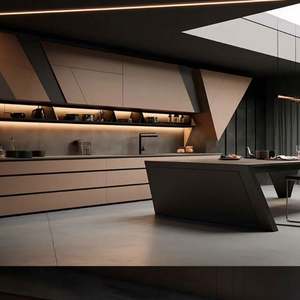 Muebles de Cocina Modernos, Armarios de Cocina Modulares, Armario de Cocina Personalizado, Muebles de Cocina, Armario de Cocina de Acero Inoxidable - Product Image 3