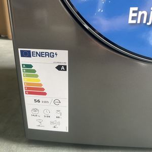 220V 50Hz/60Hz thông minh phía trước tải máy 14kg rửa và nhiệt khô hoàn thành thiết lập Menu Tiếng Anh biến tần loại tiết kiệm năng lượng nhà - Product Image 4