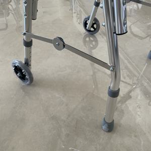 病院病院カスタム病院高齢者高齢者アップライトウォーカーローラー折りたたみフレームシート歩行障害者用 - Product Image 4