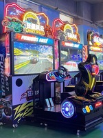 Machine de jeu d'arcade à monnayeur, simulateur de course automobile, machine de divertissement intérieur pour FEC
