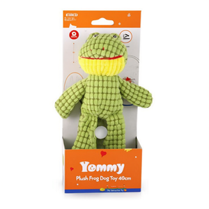 Jouet pour chien en peluche Yommy, grenouille, 40 cm, jouet interactif pour animaux de compagnie - Product Image 2