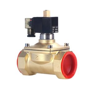 Wholesale Normally Open Brass Solenoid <b>Valves</b> 2W-160-10K Model for Water Oil Air <b>Control</b> Gas Media - Product Image 1
