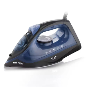 Fer à vapeur électrique 1600 W, fer à repasser portable avec semelle en céramique antiadhésive pour vêtements, avec vapeur verticale réglable - Product Image 1