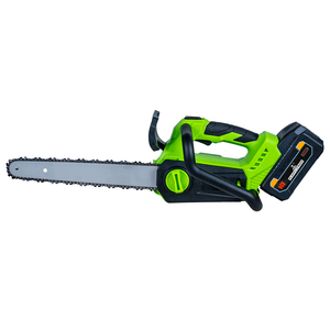 <span class=keywords><strong>Mini</strong></span> <span class=keywords><strong>tronçonneuse</strong></span> électrique sans fil alimentée par <span class=keywords><strong>batterie</strong></span> au lithium 18v pour la coupe du bois - Product Image 1