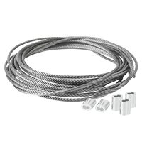 Kawat Baja Karbon Galvanis 6x19 WS IWRC Kabel Baja Tali Jangkar Kawat Penahan Tali Derek Pengangkat Kelautan