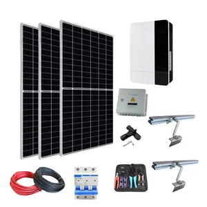Home PV Set 10Kw 15Kw 20KW 5Kw Solar Panels Solar On Off Grid Solar System 5000 Watts Solar Energy System Complete Kit