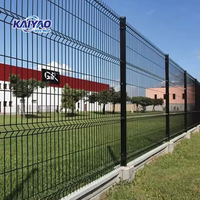 Panel de Cerca Anti-Escalada 3D, Estructura de Acero con Malla de Alambre de Hierro de Alta Resistencia para Subestaciones