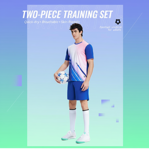 Maillots de football d'hiver pour hommes et adolescents - Impression par transfert thermique 160g Séchage rapide Manches courtes Coupe décontractée Vêtements de sport - Product Image 1