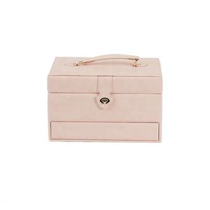 Customized logo Three-layer <b>Drawer</b> Jewelry <b>Box</b> Light Luxury Multi-functional PU Leather <b>Storage</b> <b>Box</b> Large Capacity Jewelry <b>Box</b> - Product Image 6