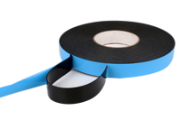 Ruban adhésif en mousse PE double face pour amortissement, remplissage de joints et atténuation des vibrations, idéal pour les applications automobiles et de construction.