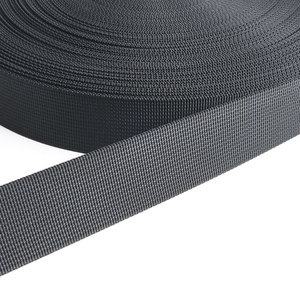 <span class=keywords><strong>Sangle</strong></span> en tissu tissé 100% polyester en tailles 20 mm, 25 mm, 32 mm, 38 mm <span class=keywords><strong>pour</strong></span> sacs, ceinture de bagage élastique avec logo personnalisé, forme plate - Product Image 5