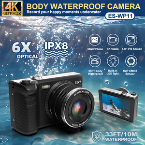 Boîtier de caméra robuste de voyage en usine prise de vue étanche Zoom optique 6X photographie numérique caméras de plongée en apnée 4k - Product Image 2