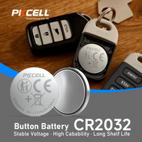 Prix usine 3v CR2032 pile bouton batterie au lithium pour Murata Sony
