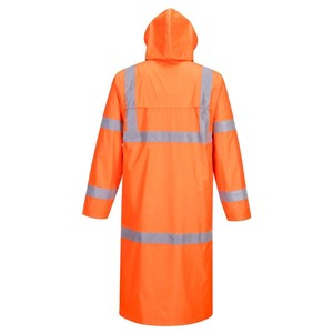 Veste de pluie de travail haute visibilité pour homme, durable, imperméable, réfléchissante, légère, respirante, équipement de sécurité haute visibilité - Product Image 2
