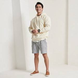 Sweat-shirts à capuche pour hommes en coton 100% de qualité supérieure, couleur unie, coupe classique, épaules tombantes, logo personnalisé 2026, pour l'hiver - Product Image 1
