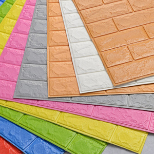 27.6 "X 30.3" PE pannelli da parete adesivi da parete Peel and Stick impermeabile autoadesivo 3d schiuma carta da parati rotolo per la cucina decorazione della casa - Product Image 1