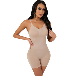 Combinaison gainante une pièce pour femme <span class=keywords><strong>grande</strong></span> <span class=keywords><strong>taille</strong></span>, effet ventre plat, modelage des hanches et soutien de la poitrine - Product Image 2