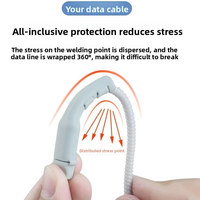 Manchon de protection universel pour câble de données, protection anti-câblage en silicone souple pour fil de téléphone portable, idéal pour les étudiants