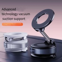 2 Alliage Pliable Aimant Fort Magnétique Support de Téléphone Mur de Bureau Voiture Aspiration Pare-Brise Rotation Réglable Aspirateur Adsorption Moun
